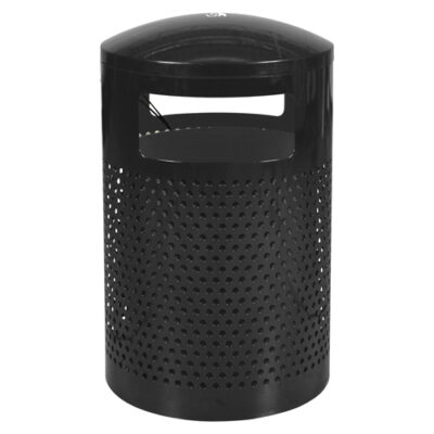 Landscape Series 40 Gallon Large Capacity Outdoor Trash Receptacle